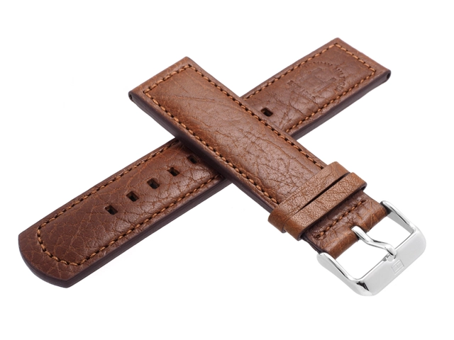 Detal klamry paska Tommy Hilfiger 679301511 srebrny połysk.